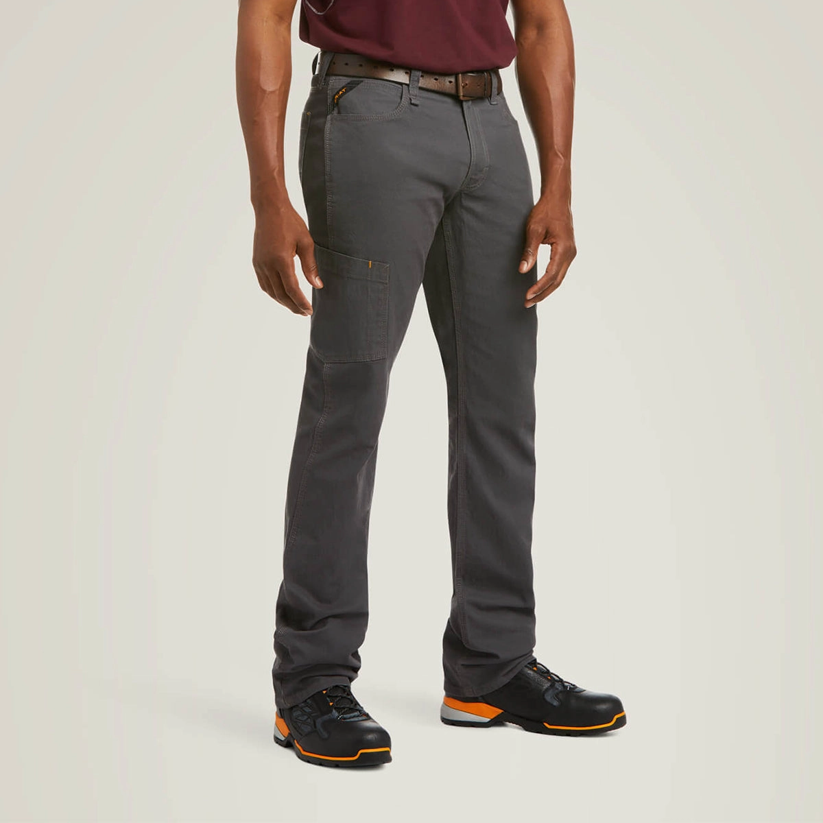 Comfortable Sweater Men's Rebar M4 Low Rise Made Tough Straight Leg Pants 100302