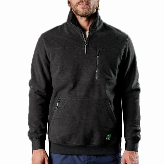 Men's 1/4 Zip Work Fleece Sweatshirt WF2 CompactPackaging