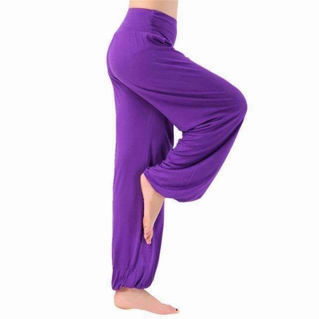 QuickDryMaterial New S-XL plus size High waist Women  Dancing Trouser autumn  women sport yoga pants Super Soft Light Loose Lantern Pants