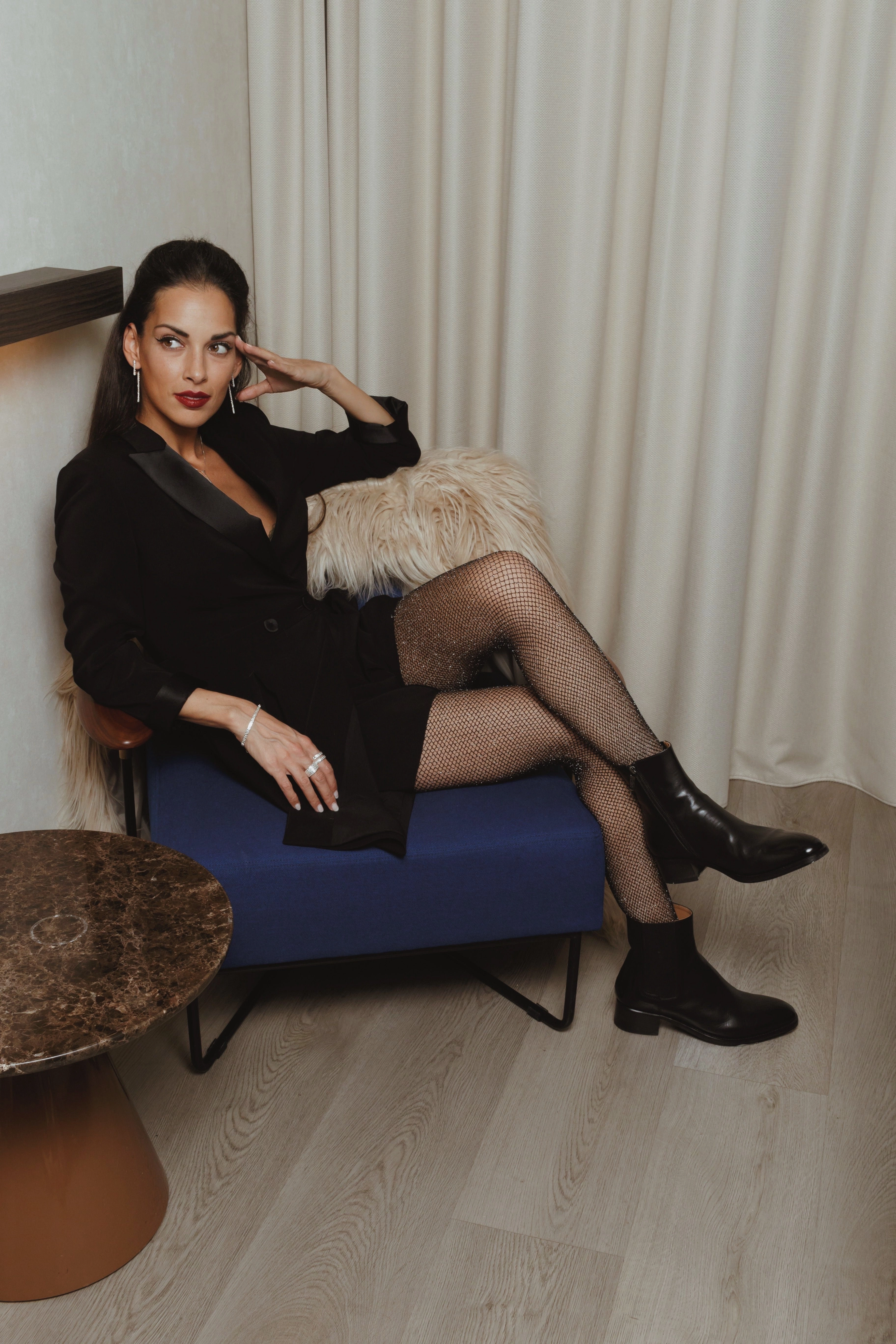 puncture resistant ISABEL 90012<br> Black Ankle Boots