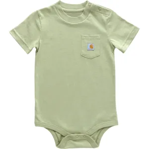 Infants' Short Sleeve Pocket Bodysuit CA5009 Glass Fit