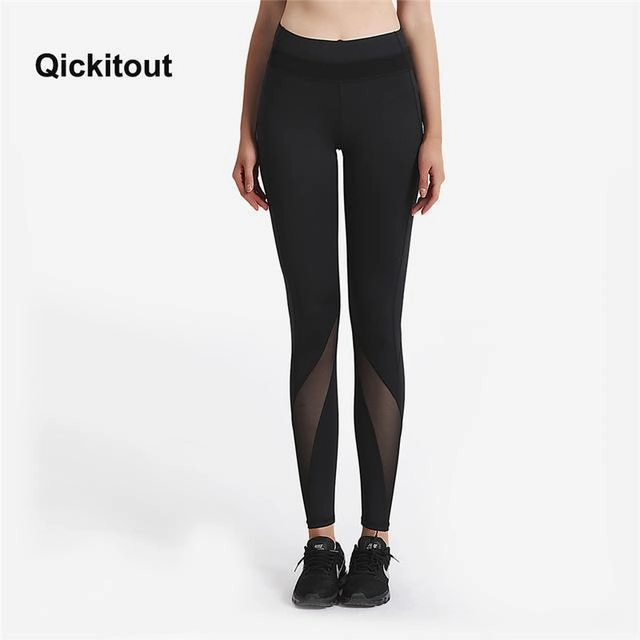 NonSlip Inner Grip Women's Sexy Mesh Sports Leggings