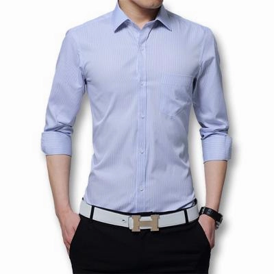 River Flow High-Quality Fabric West Louis? Fashion Slim Fitted Turn Down Dress Shirt