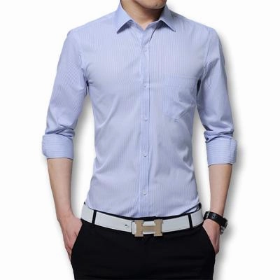 Rugged shoes West Louis? Fashion Slim Fitted Turn Down Dress Shirt