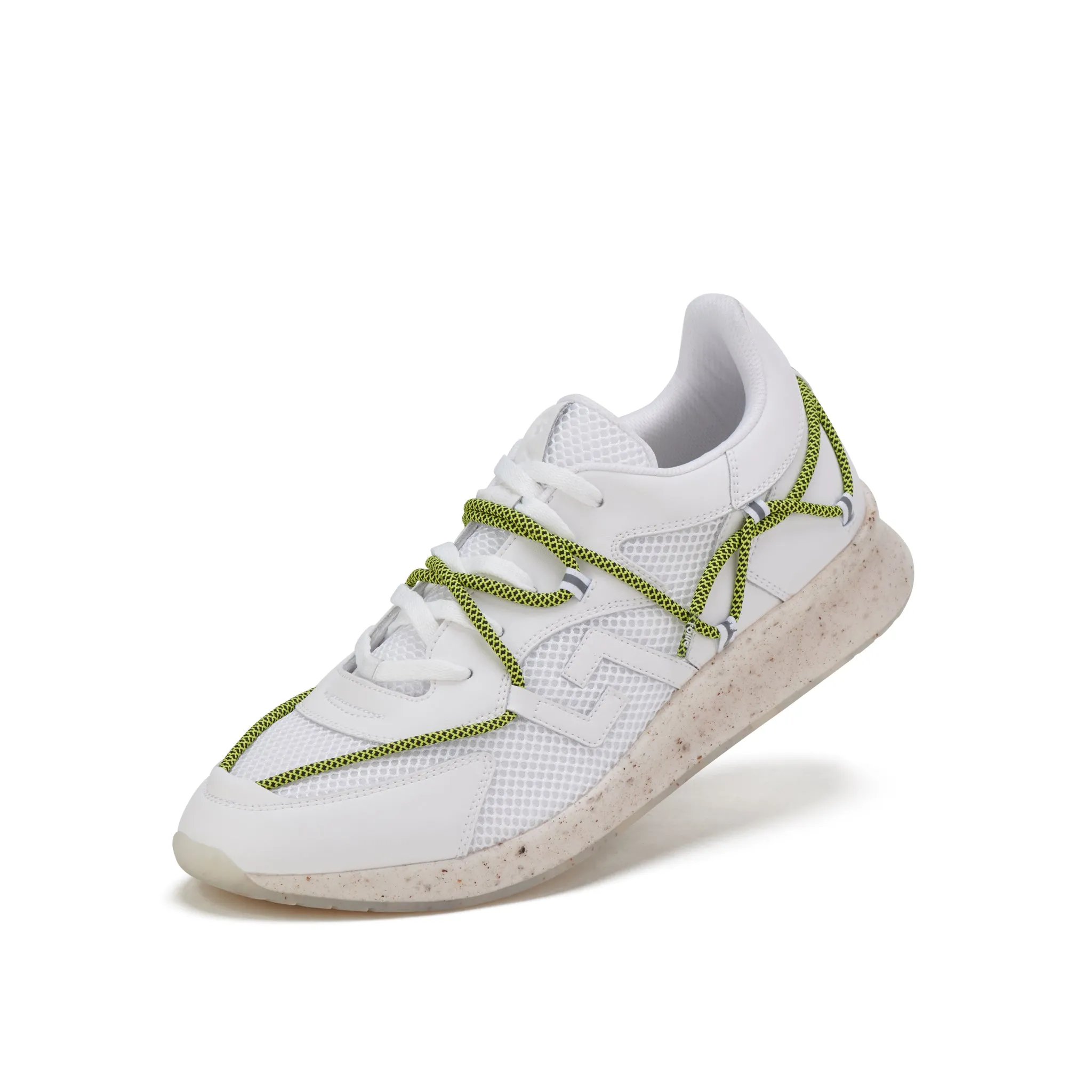 Double Stitched Run Style ECO Laced Weekender Mens White