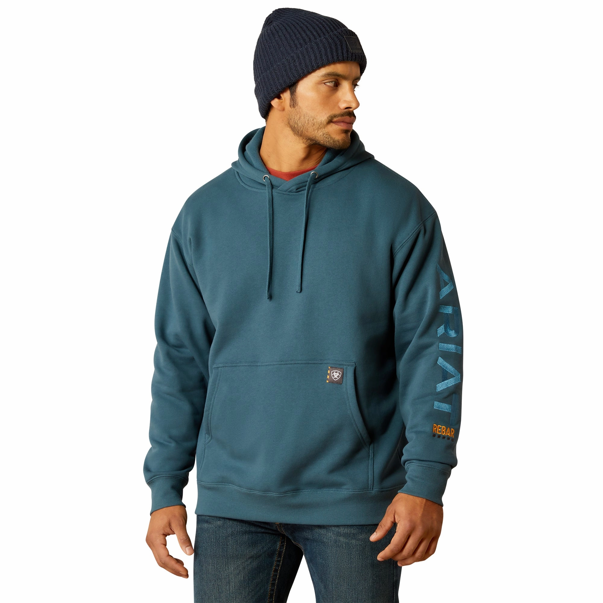 Men's Rebar Graphic Hoodie Gym Safe
