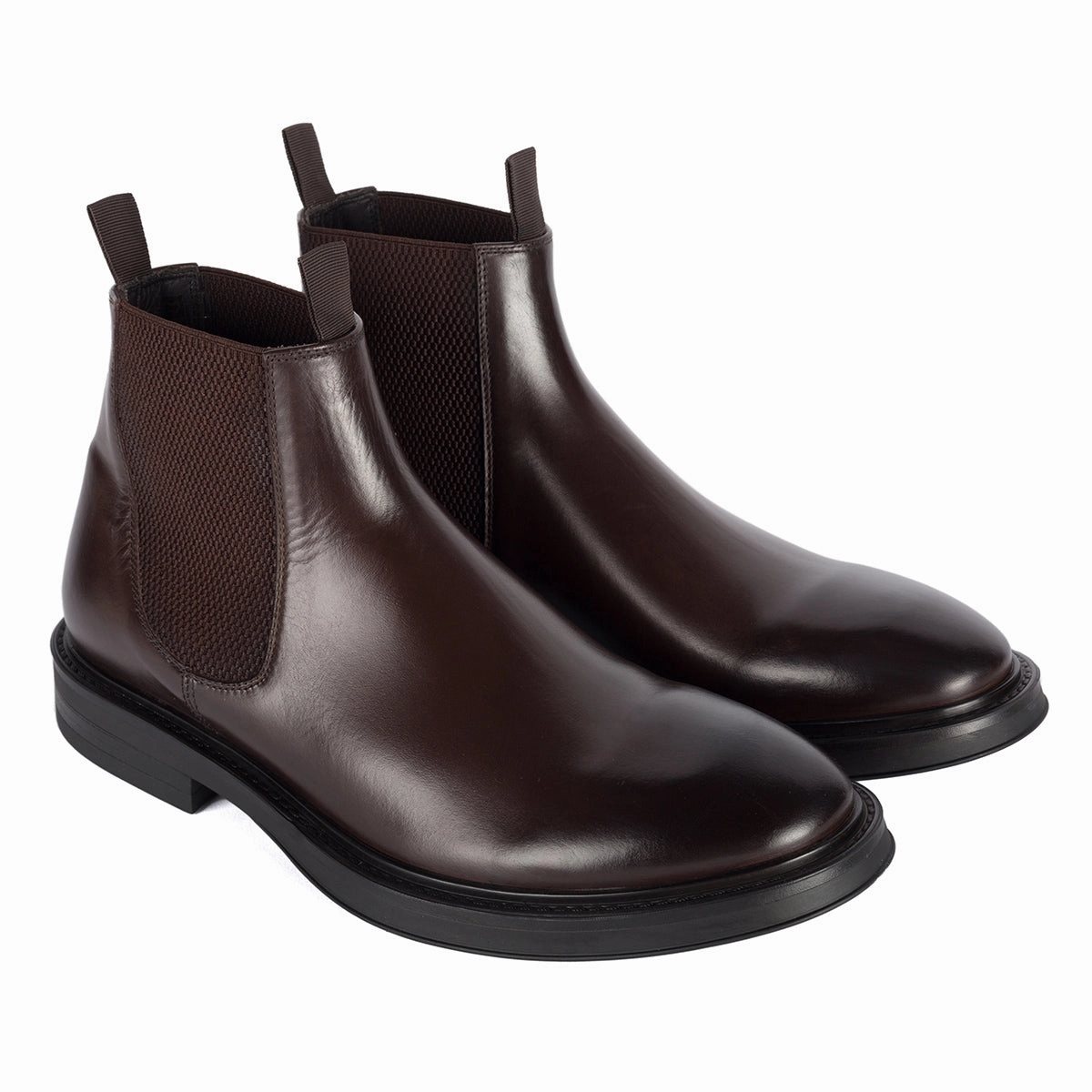IVAN 91009<br> Mogano Chelsea Boots Low Profile Functional Minimalist