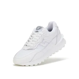 Kentu Mens All White Smooth Curve Fresh Walk