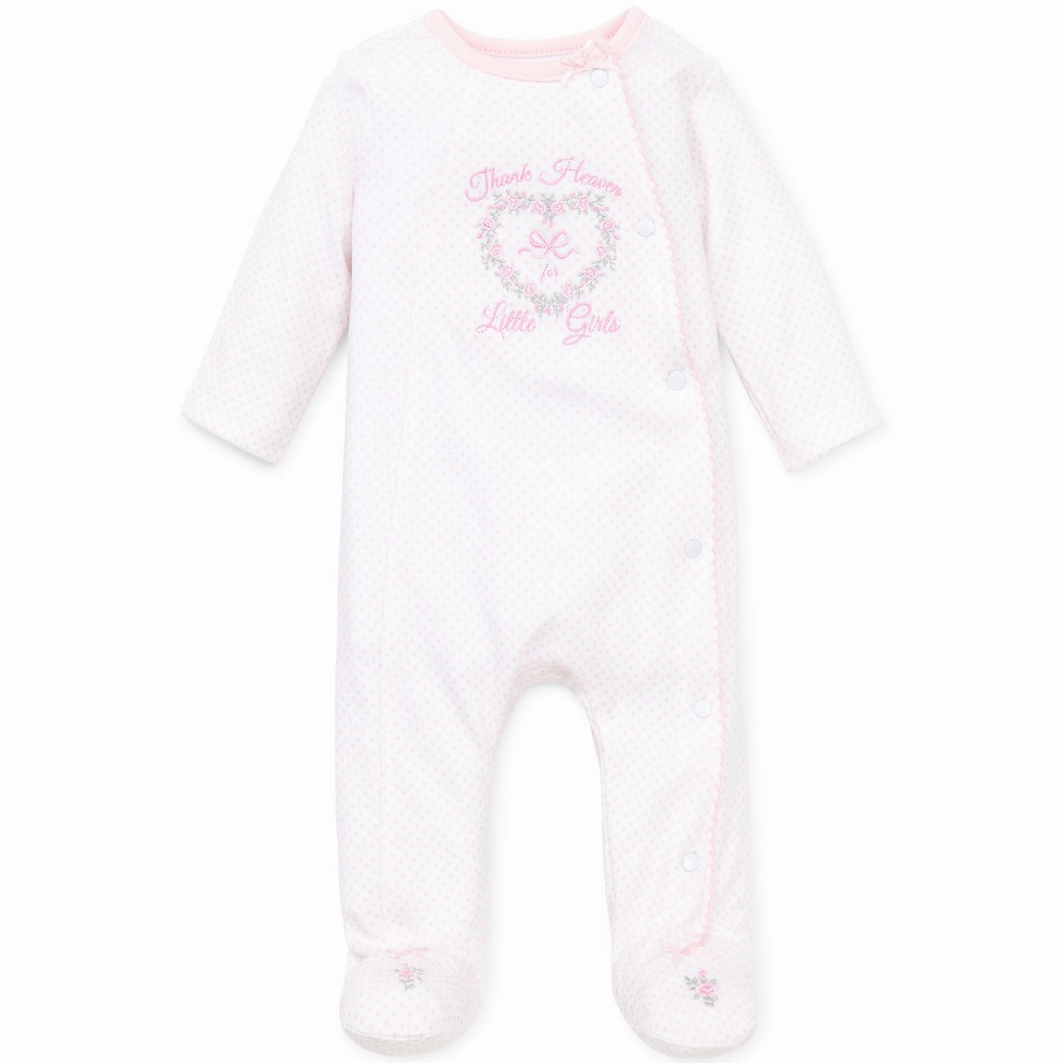 Baby Girl Sleeper Thank Heaven for Little Girls LBQ01556N MultiPanelDesign sporty wear