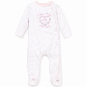 Baby Girl Sleeper Thank Heaven for Little Girls LBQ01556N Pure Tone