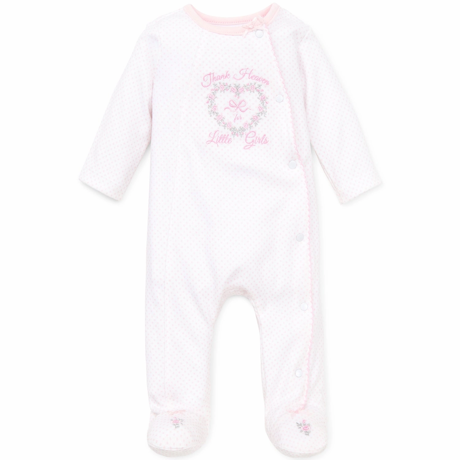 Baby Girl Sleeper Thank Heaven for Little Girls LBQ01556N Lean Glow