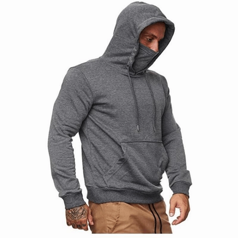 Men'S Solid Color plus Fleece Hoodie Sweatshirt Comfortable Fashion Bow Accents
