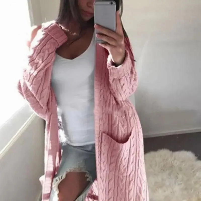 Winter Women Cardigans Seamless Technology Removable Hood