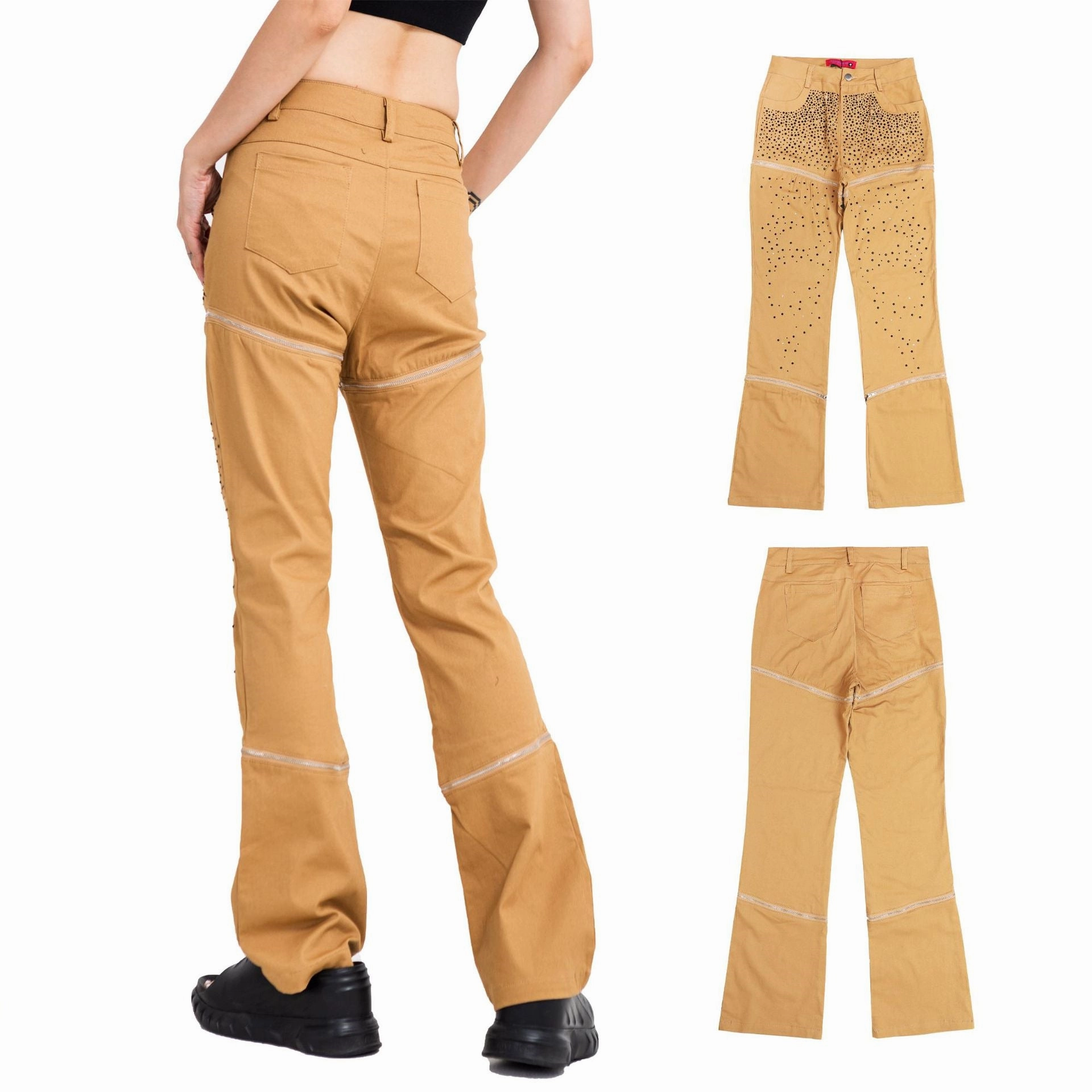 Fashion Micro Horn Casual Trousers For Women Traveler Gear Bold Look