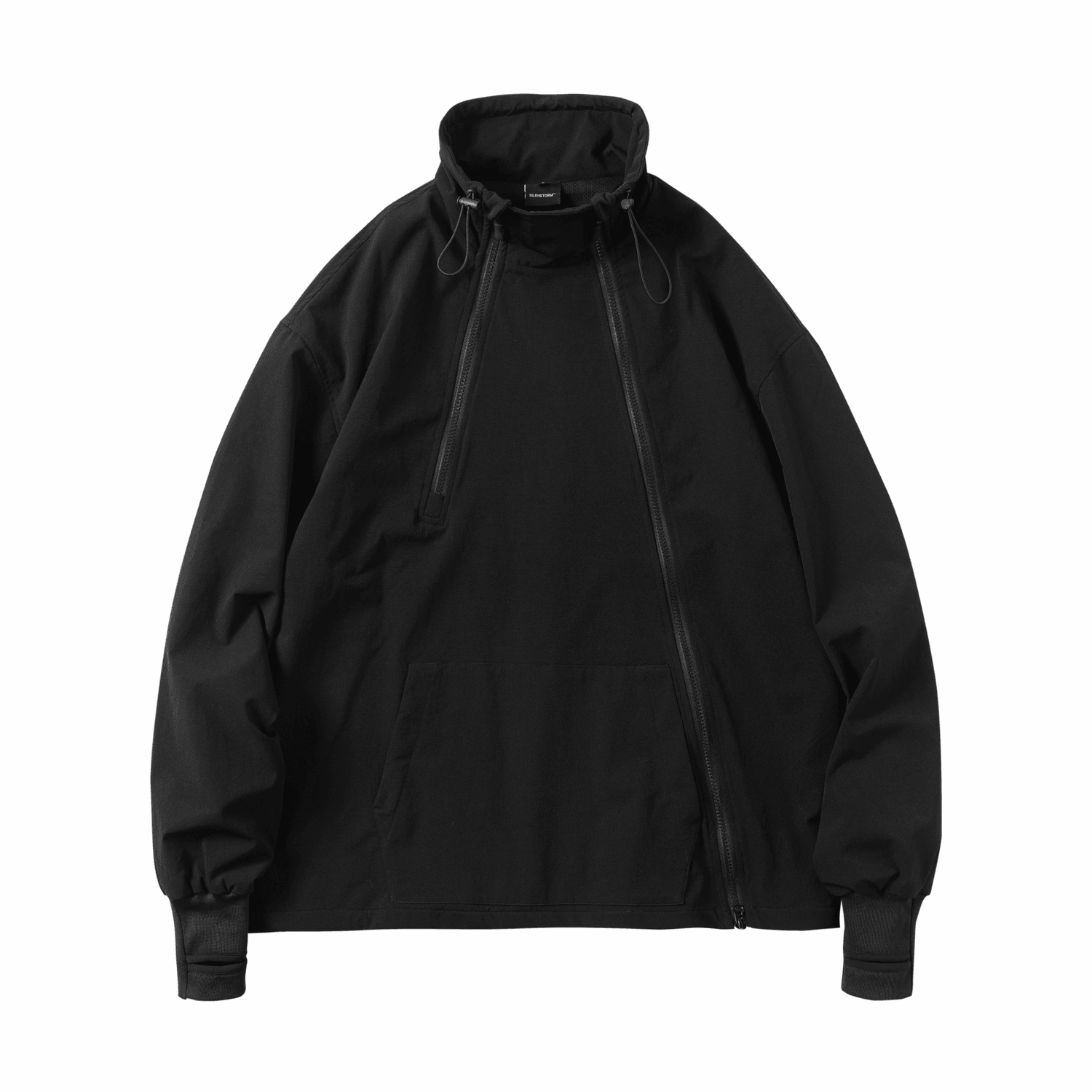 Fashionable Men'S Loose Pullover High Collar Jacket Sporty Jacket