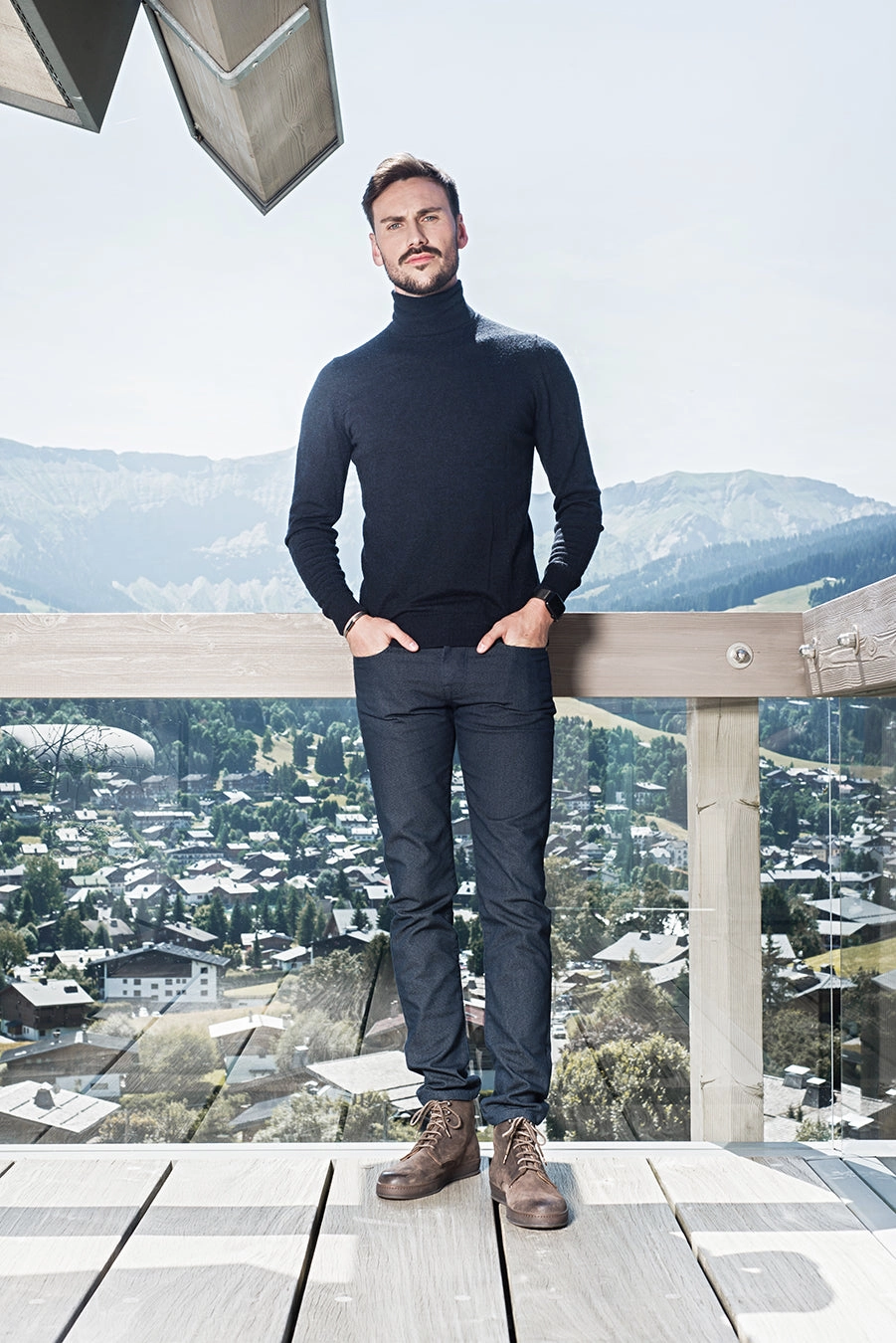 Stain Resistant Durable Layer IVAN 91010<br>Espresso Ankle Boots