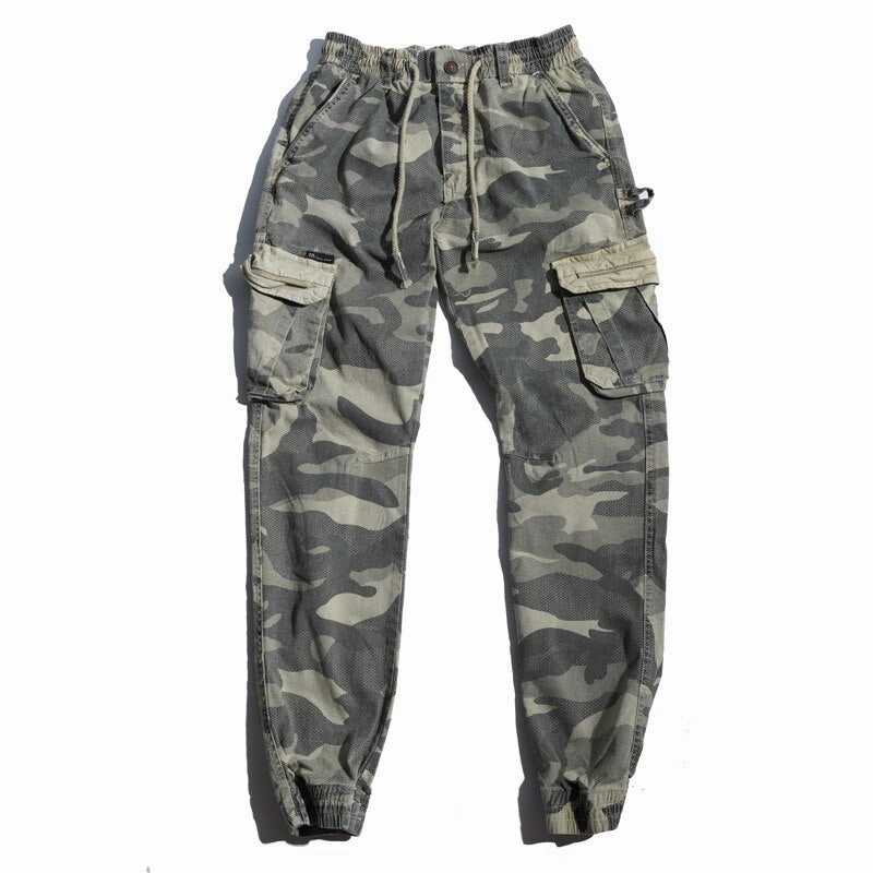 West Louis? Multi-Pocket Color Camo Jogging Pants Comfortable Look Essential Fit