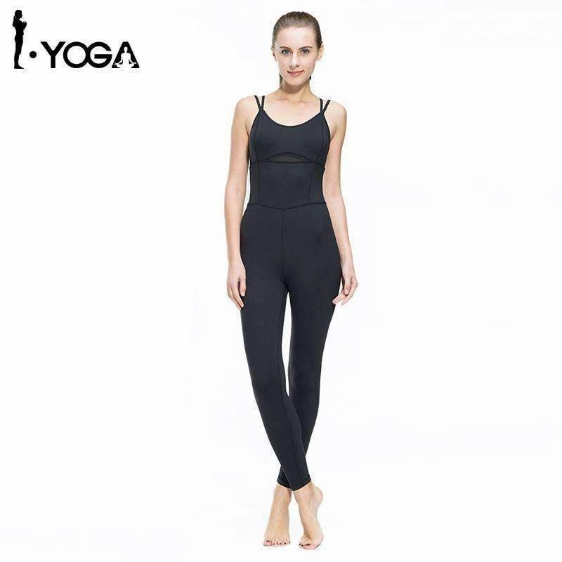 Performance Gear Fitness Women Yoga Jumpsuit Gym Running Sports Suit Lady Tight Clothing Breathable Quick Dry Sportswear Sets Patchwork Tracksuit