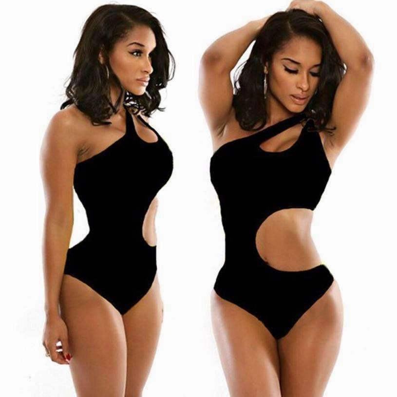 New Black Bikini Swimsuit Off Shoulder Swimwear BeachWear Women Bikini Swimsuit Sexy swimsuit Neon-Brights
