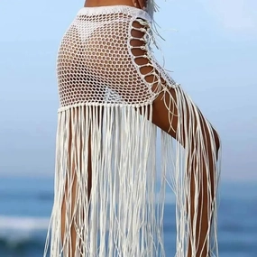 Ocean Waves Beach Bikini Cover Up