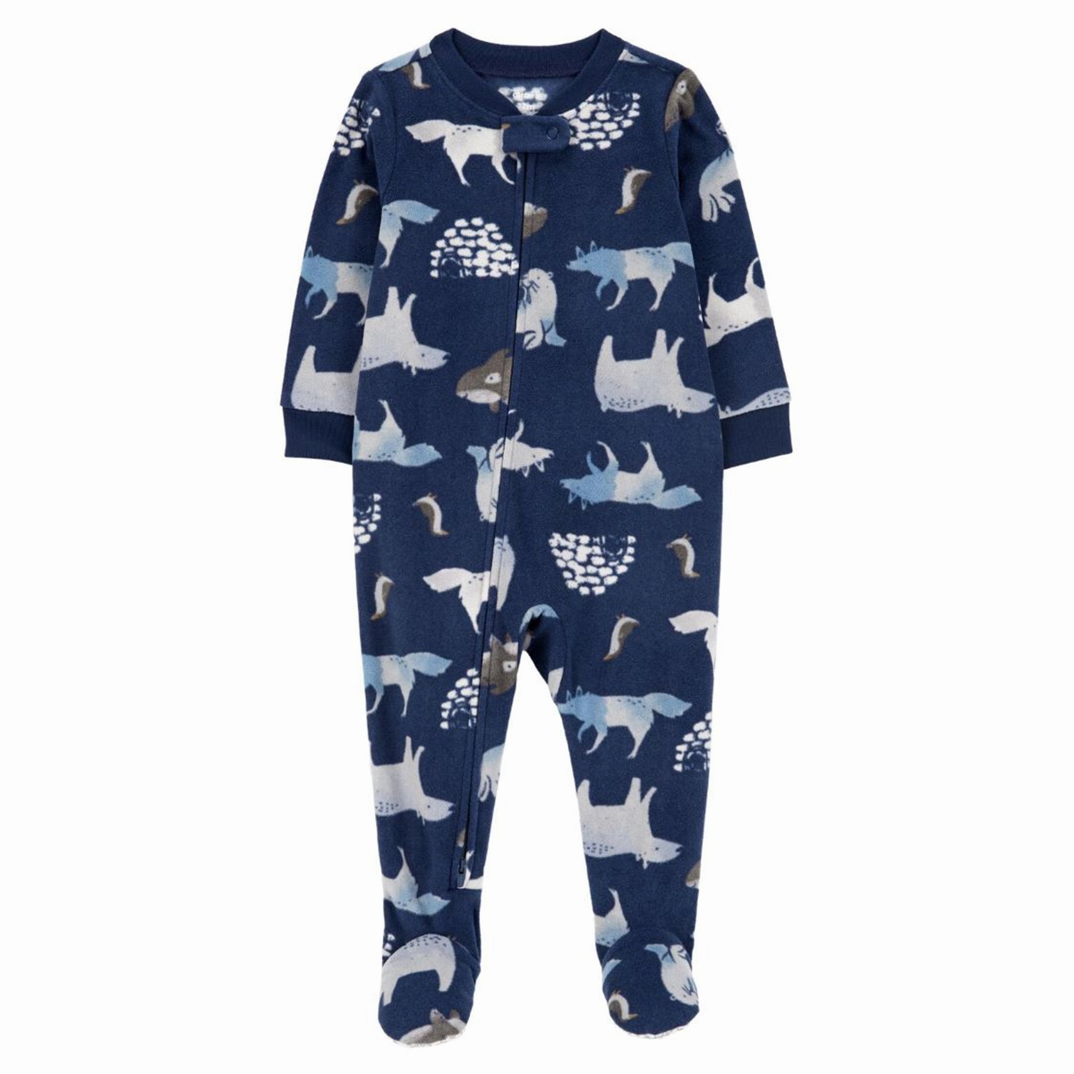 Baby Boys' 1-Piece Fleece Footie Pajamas 1R942 Zen Glow
