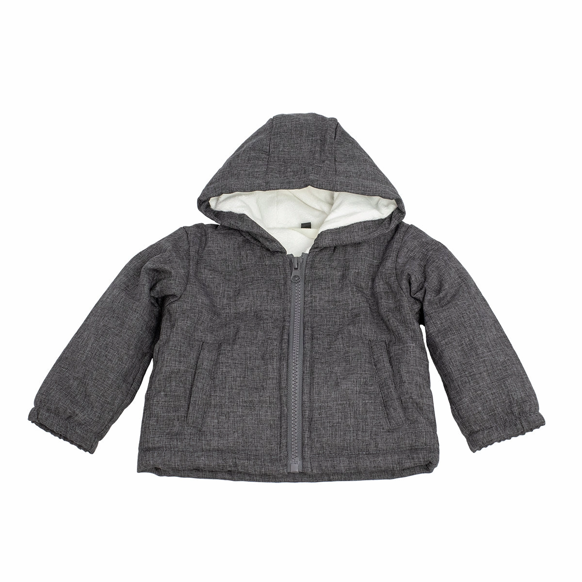 Infant's Padded Fleece Lined Hood Jacket A6020 FlexibleCollarDesign Warm Base