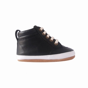 Brooklyn Baby High Top Sneakers Jet Black One-of-a-kind football players - specific functions