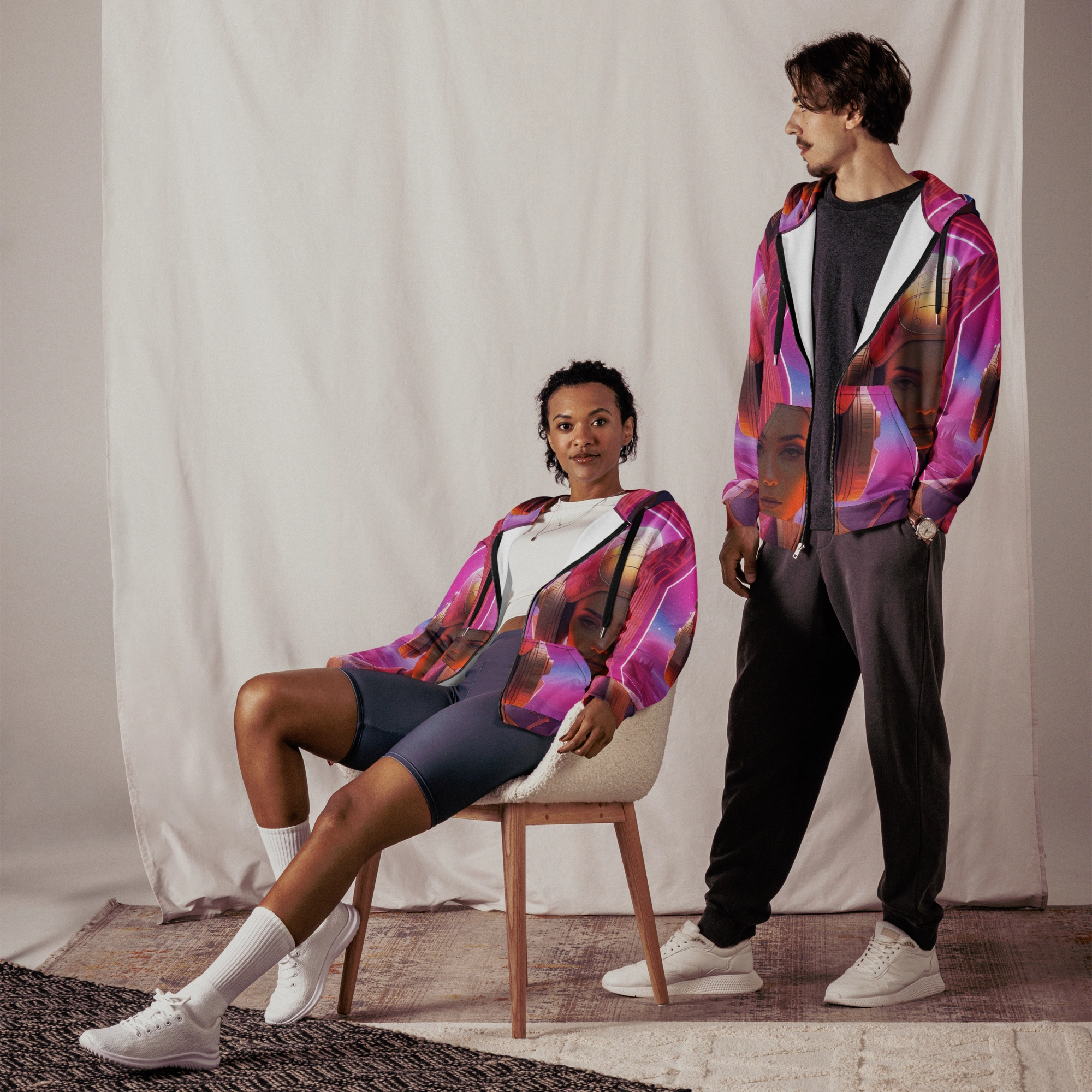 Anti-Color-Neutrality Anti-wrinkle "Serenity" hoodie