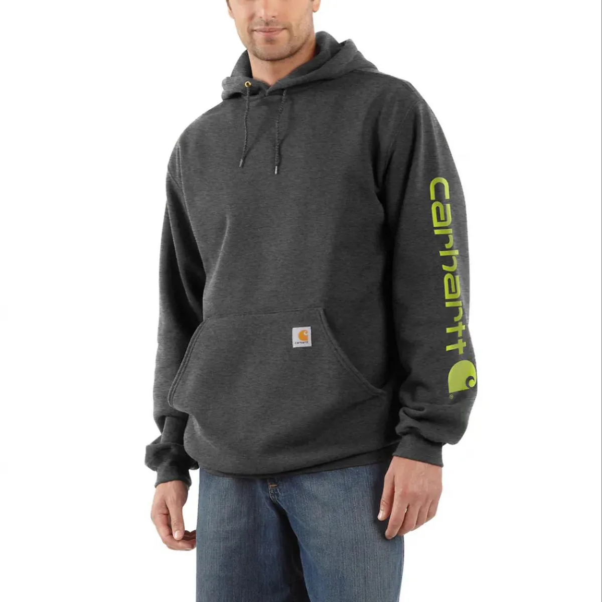 Trendy Cut Men's Midweight Logo Hoodie K288