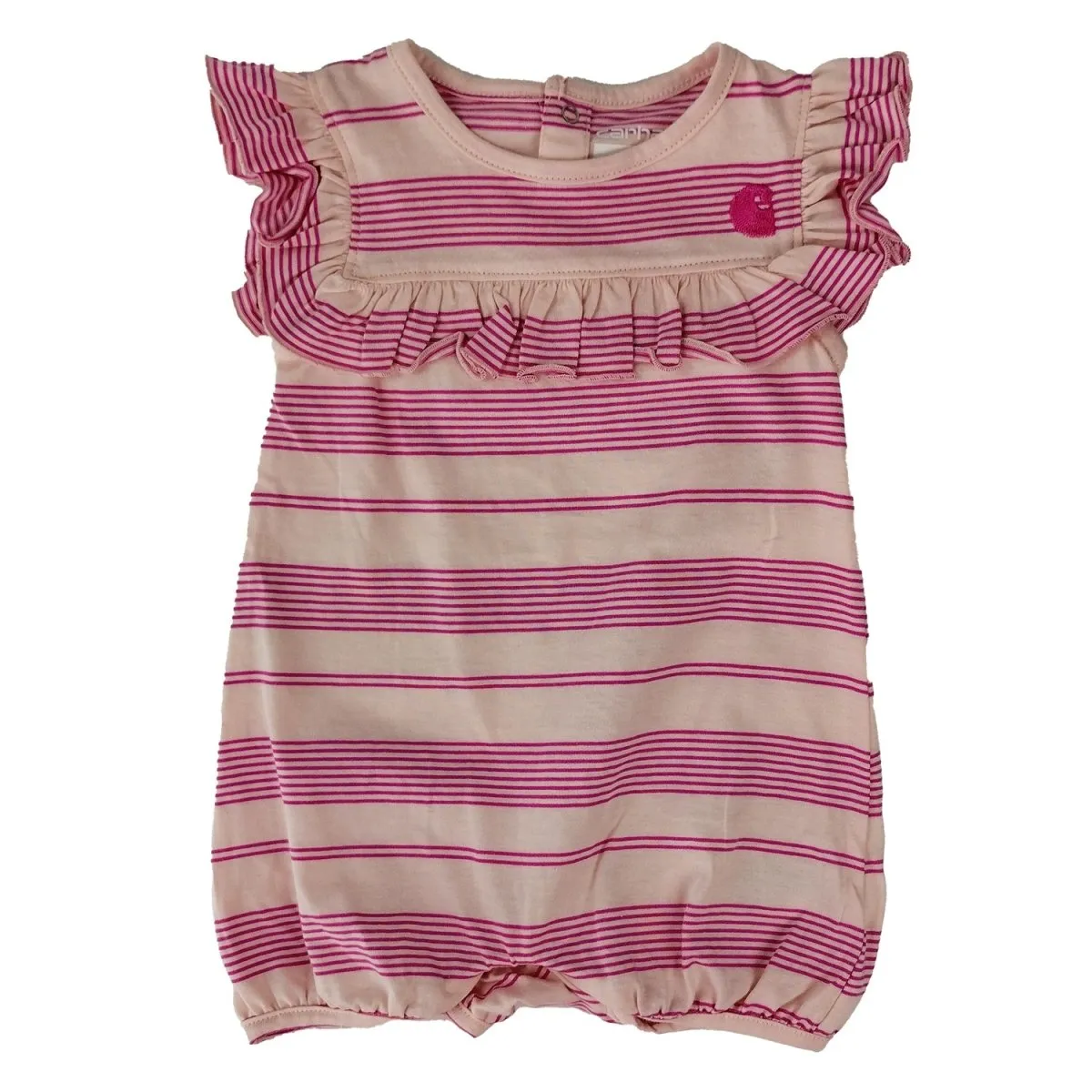 SmoothGripFastenings Girl Sleeveless Stripe Romper CM9707