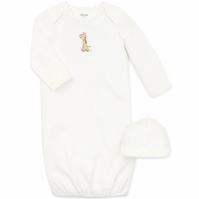 Giraffe Baby Sleeper Gown and Hat L634329 0-3 Months Leather Core Warm Tracksuit