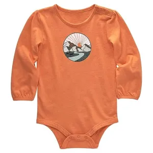 Girls' Long-Sleeve Mountain Bodysuit CA9995 Snow Ready