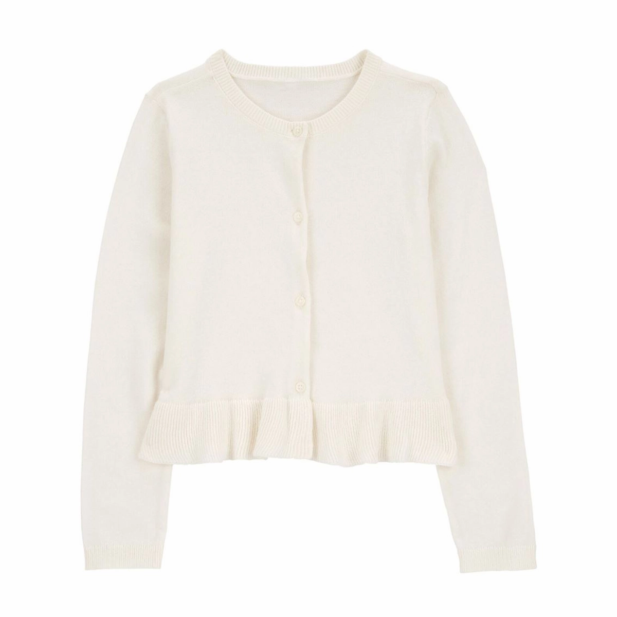 Girls' Button-Up Cardigan 3R857310 Bio Glow fashionable blazer