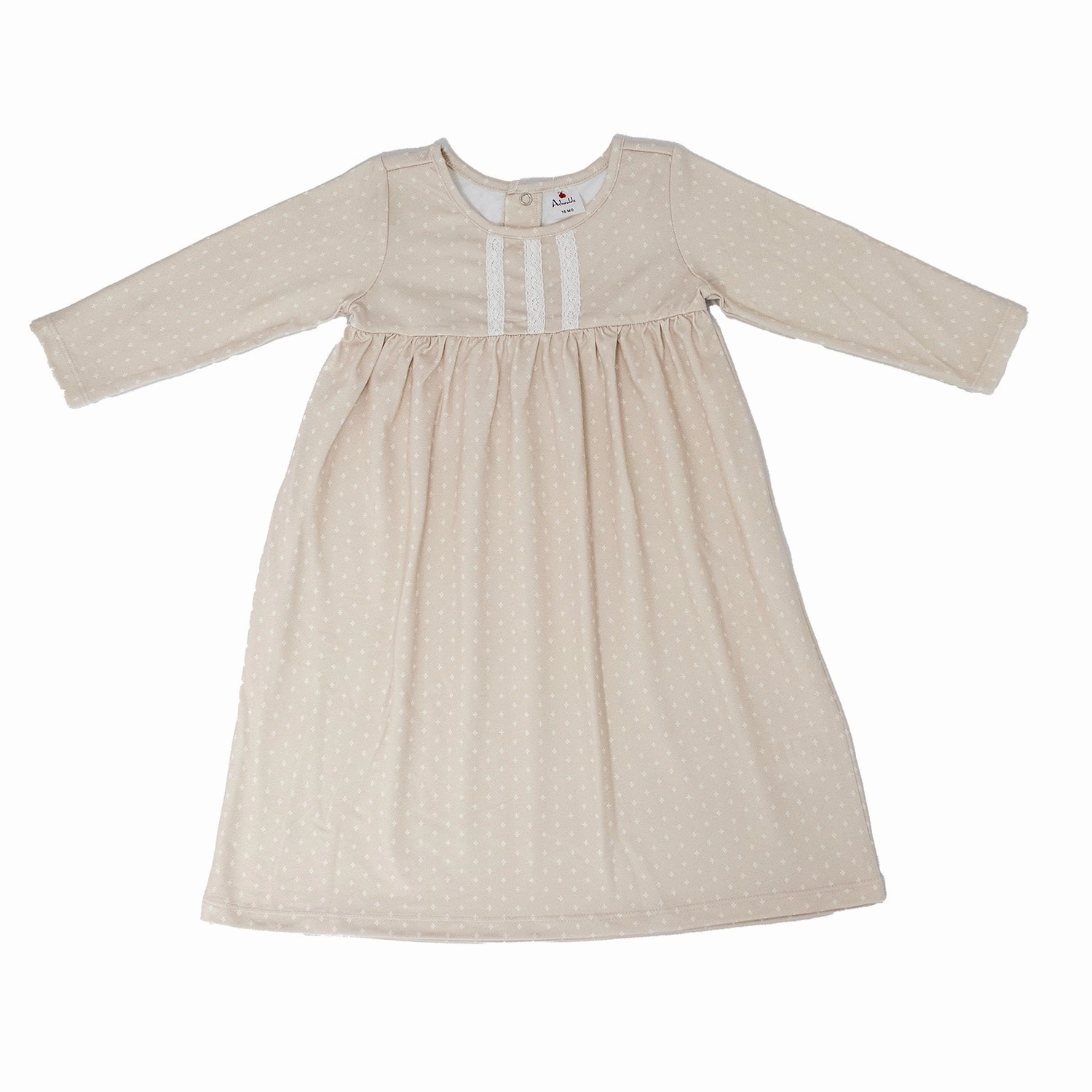 Girls' Geo Knit Dress with Headband A3004 FourWayStretch Cozy Wrap