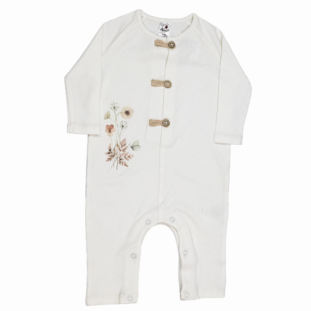 StretchableMaterial Girls' Rib Knit Body Suit A1104