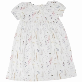 Camera Glow Girls' Rose Leaf Knit Dress with Headband A3006