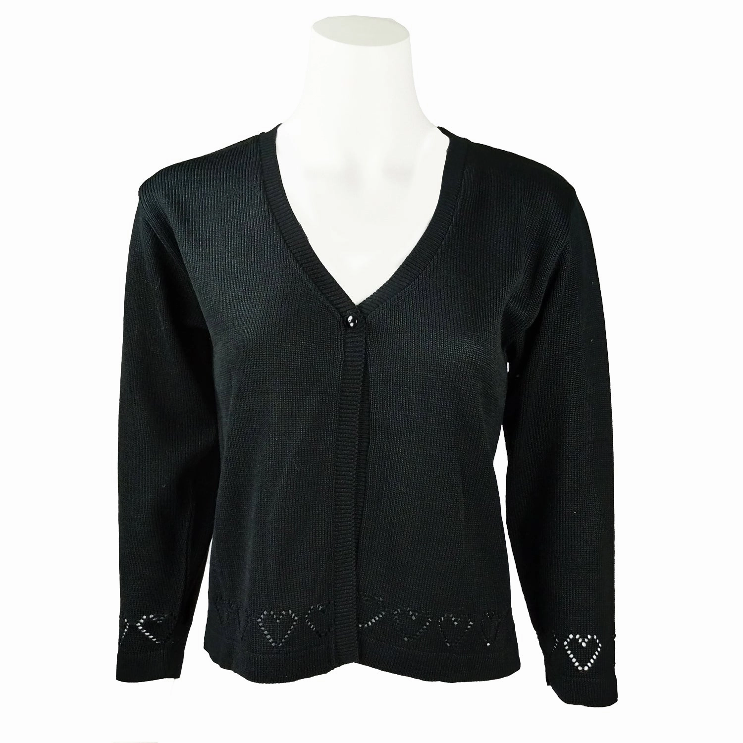 Girls' V-Neck Sweater with Hearts TC-62 Lightweight insulation