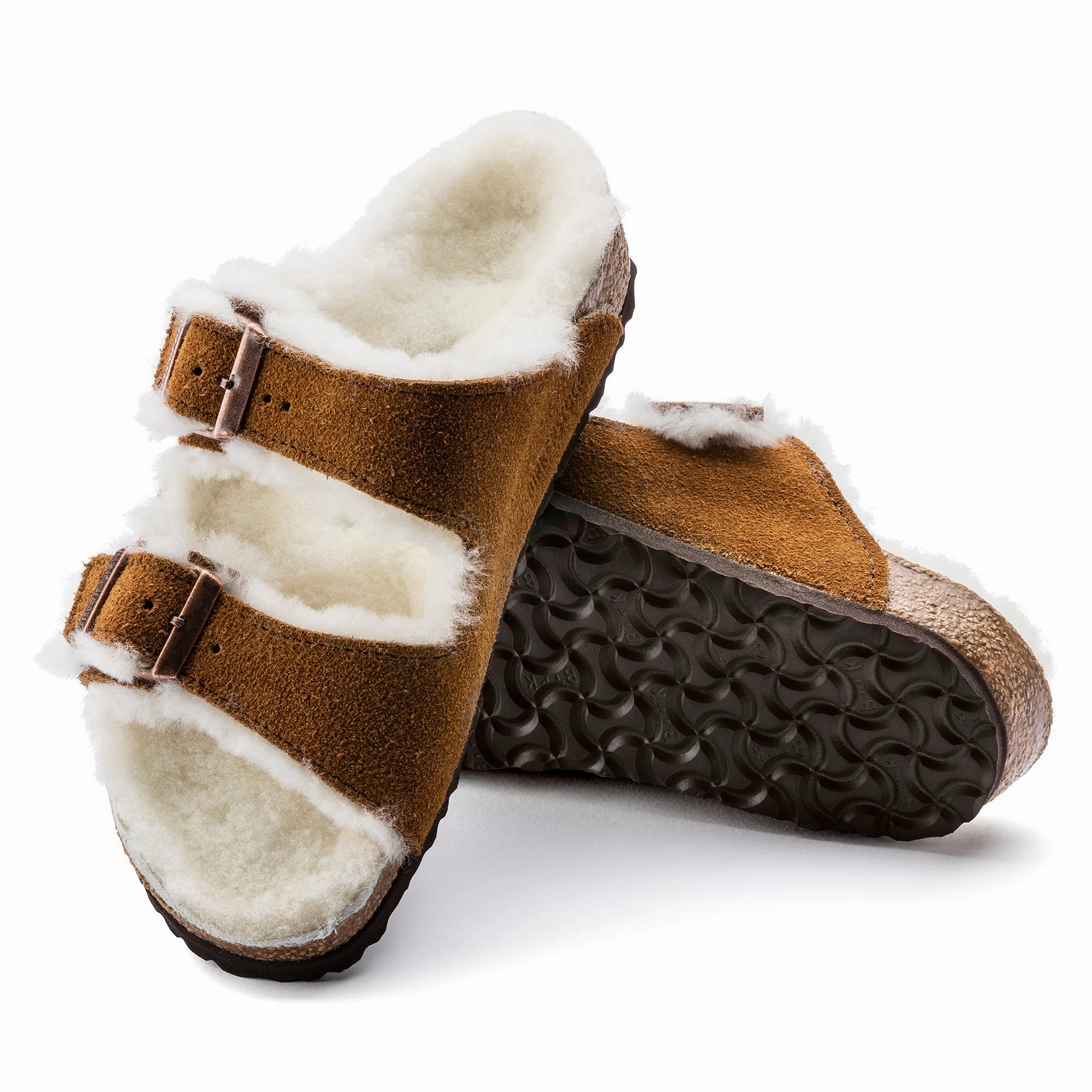 Rebound Foam Technology bodybuilders - specific functions Birkenstock Arizona Shearling Suede Leather Kid's