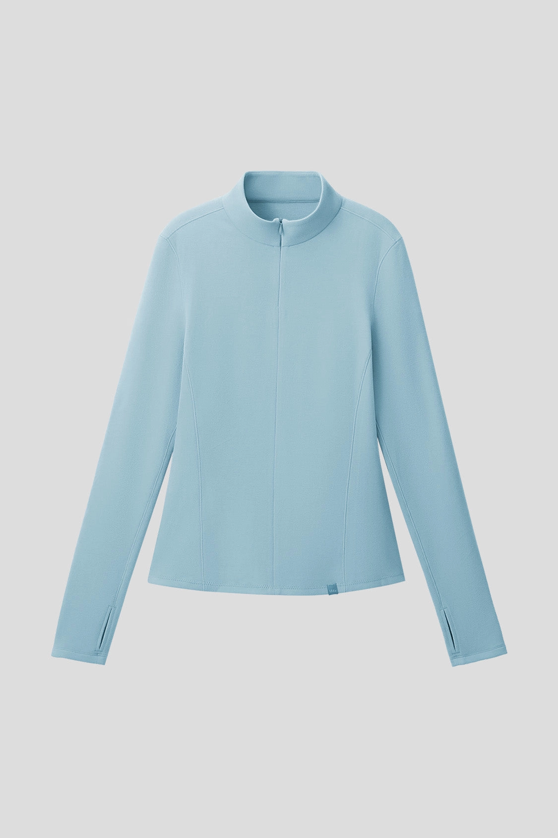 GlacierZip ?C Women??s Warmth Half-Zip Fleece Base Layer Smooth Silicone Trim Tension Free Waistband