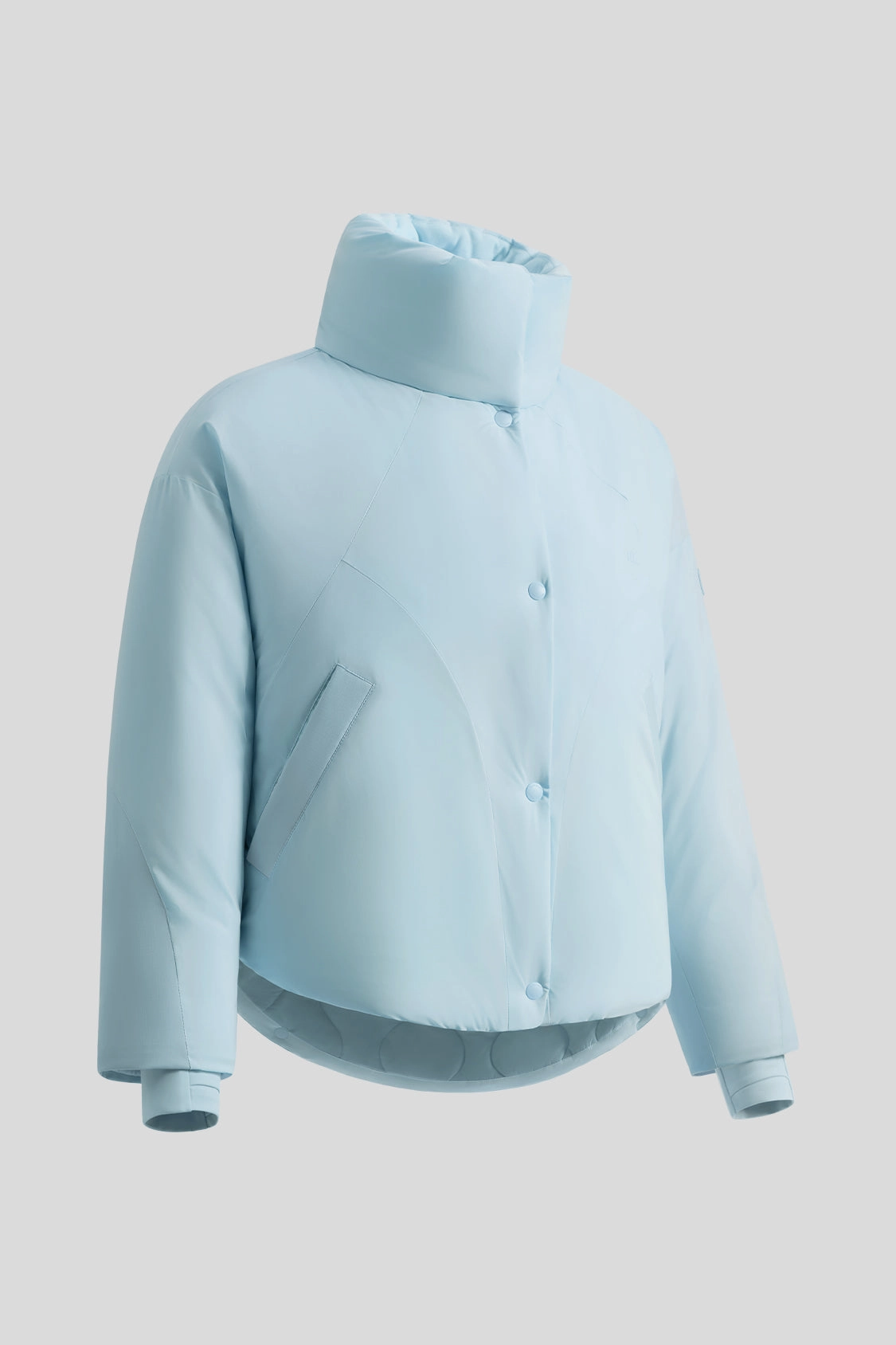 Eco Friendly Dyed Fabric Recycled Polyester HeatGuard - Women's High-Warmth Stand Collar Jacket