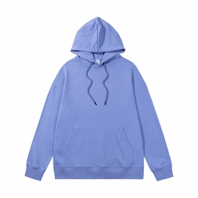 Easy to store Heavy Terry Loose Hooded Solid Color Men'S and Women'S Sweater