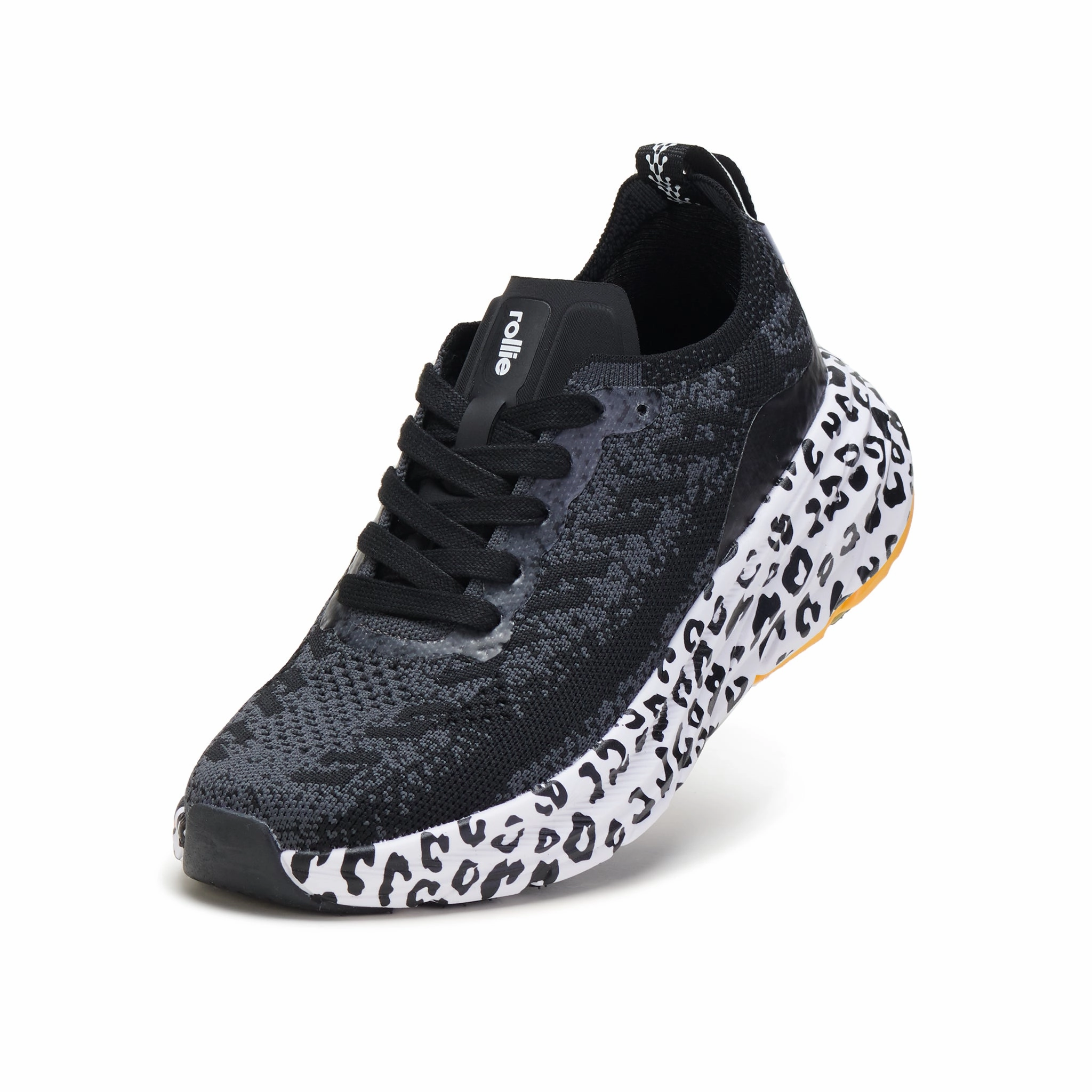 Mid Top Design Orthotic Friendly Design Bolt V2 Black Leopard