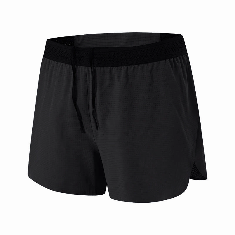 Quick-drying Shorts Glue-pressed Loose Breathable Outdoor Fitness Pants Running Exercise Shorts Body-Conscious Fit