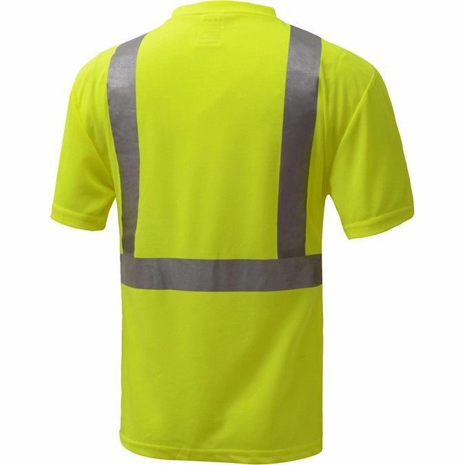 High Vis Class 2 Safety T-Shirt 5001 Virtual Fit Run Core