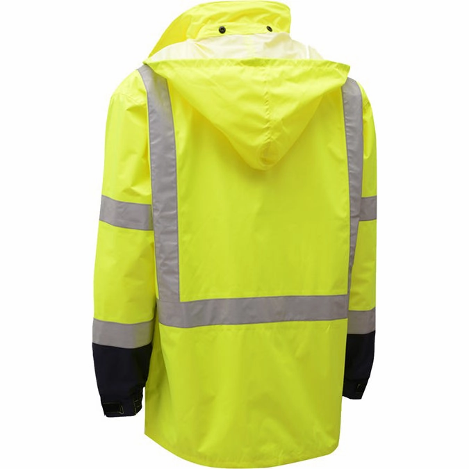 Art Core Accessory Fashion High Vis Class 3 Rain Jacket 6003