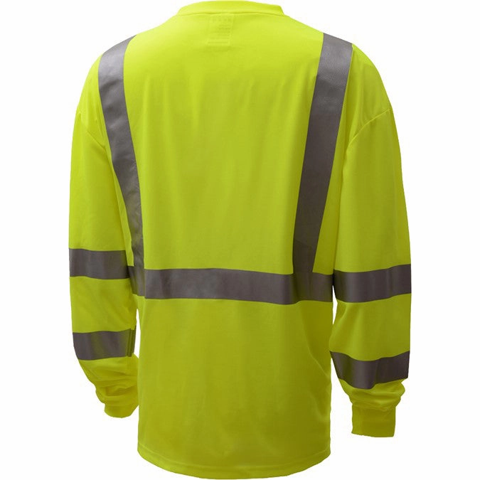 High Vis Class 3 Safety Long Sleeve T-Shirt 5505 Jump Core