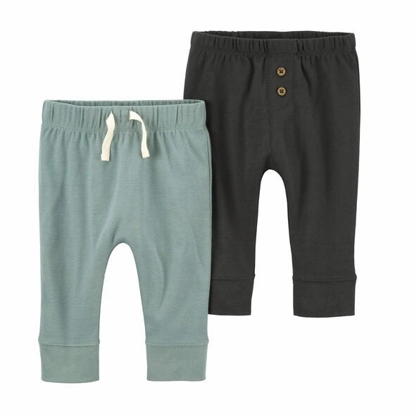 Spring Glow Champion Glow Baby Boys' 2-Pack Pull-On Cotton Pants 1R037210-999