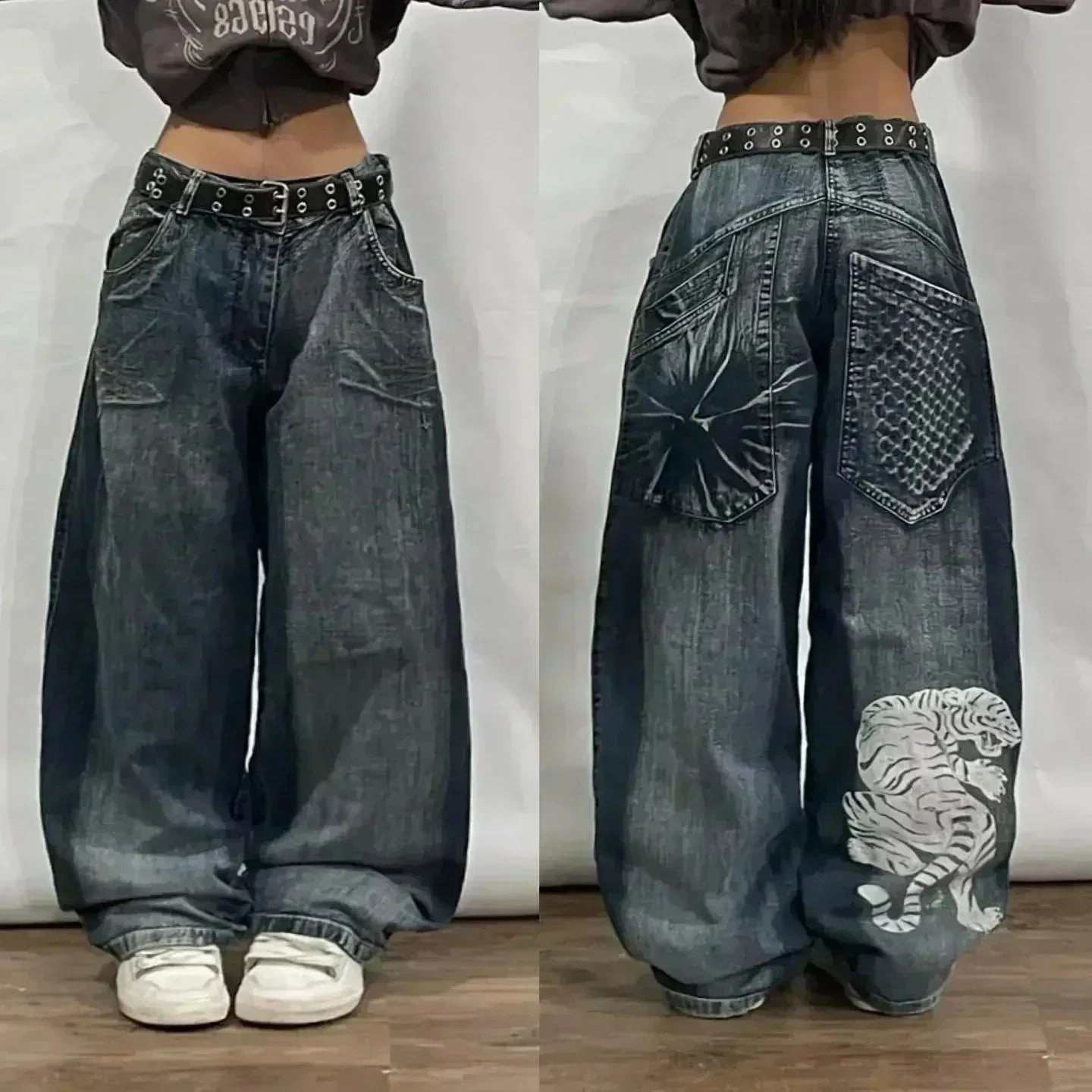 Calm Touch Winter-Season Hip-Hop Baggy Jeans