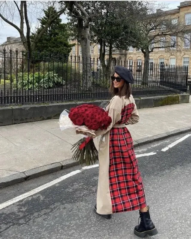 AbrasionResistantSurface Reflective Trim Streetwear Fashion Coat