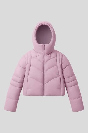 Heavyweight Durability LoftHaven ?C Women??s Extra-Warmth Short Down Jacket